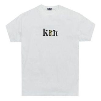 Kith x STAR WARS Yoda Serif Tee White KHM030193-101