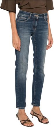Elisabetta Franchi Donna, Jeans, Blu, W26, new