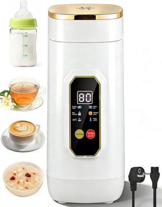OEM Hervidor De Viaje Peque&ntilde;o, Port&aacute;til De Acero Inoxidable De 450 Ml, Silencioso, Hervidor El&eacute;ctrico Para Caf&eacute;, Leche Para Beb&eacute;s, Camping