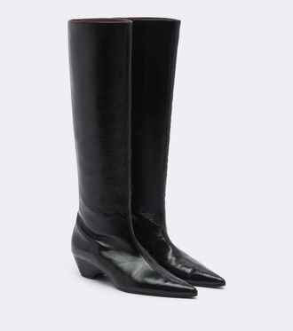 Khaite Botas altas Sybil de piel