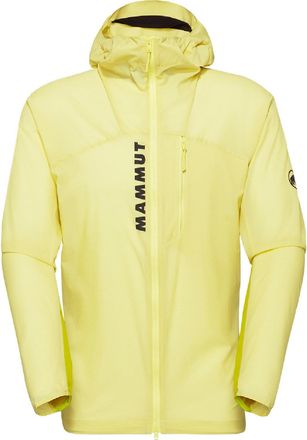 Mammut Mens Aenergy WB Hooded Jacket Yellow XXL