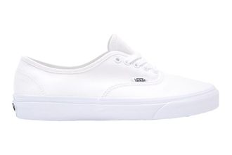 Vans Unisex Authentic Womens Canvas Trainers - (White) - Multicolour - Size UK 13