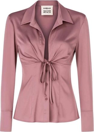 Silvian Heach Sanage Shirt - Dames - Overhemden - Paars - XS - Leer - Overhemden
