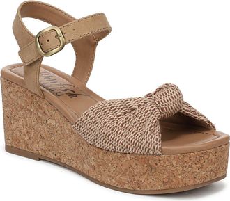 Blowfish Adore Platform Wedge Sandal in Natural Sand Crochet at Nordstrom Rack, Size 7.5