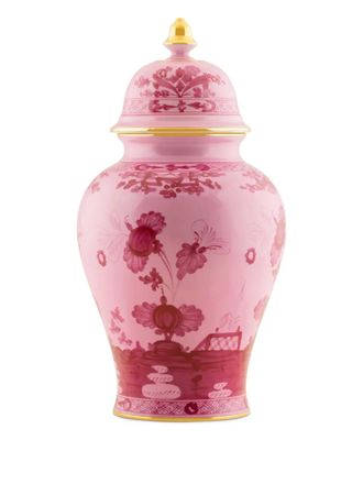Ginori 1735 Vaso Porpora Potiche grande (19,6cm) - Rosa