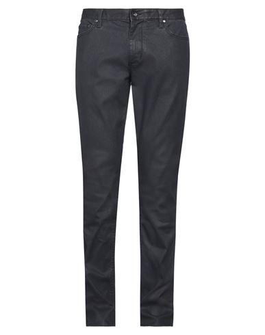 Pantalon John Varvatos Star USA – 34x30 – Gris Anthracite Bordeaux Rayé – Stretch – Slim