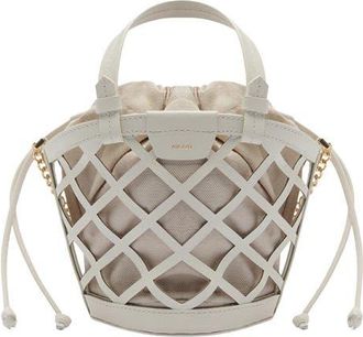 Arezzo Small Petra Leather Bucket Bag in Crema White/natural at Nordstrom