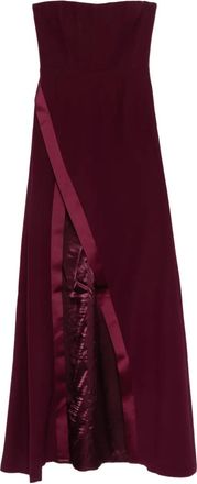 New Arrivals Abito lungo senza spalline - Viola