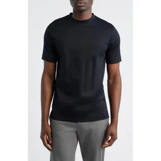Aur&eacute;lien AUR1 Solid Cotton T-Shirt in Black at Nordstrom Rack, Size Xx-Large