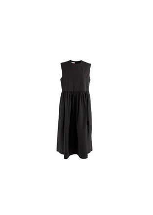 Marni Brown Sleeveless Cotton Poplin Dress Size XS