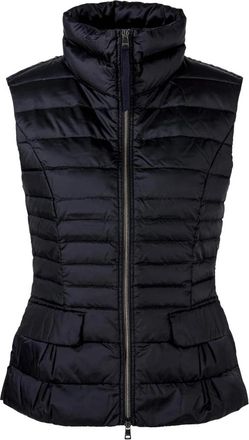Marc Cain Steppweste mit Daunenfutter - Dames - Bodywarmers - Blauw - S - Leer - Jassen