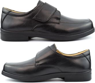 Generic Mens Extra Wide Shoes Mens Extra Large Shoes Size 6 Boys Shoe Size 15 Touch Fastening Shoe Casual Touch Fastening EEE Width Wide Lightweight Real Leat