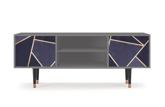 StoryZ Mueble de TV azul 2 puertas L 170 cm