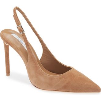 Tony Bianco Asti Slingback Pointed Toe Pump in Taupe Suede at Nordstrom, Size 8