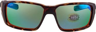Costa FANTAIL PRO Green Mirror Polarized Glass Rectangular Mens Sunglasses 6S9079 907907 60