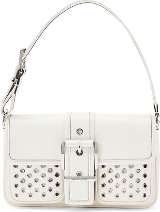 Michael Kors medium Colby shoulder bag - women - Leather - One Size - White
