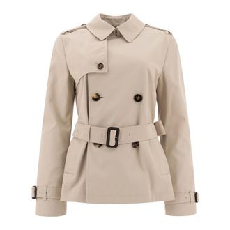 Burberry Elegant Brown Trench Jacket