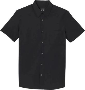 A.P.C. Hombre, Camisas, Negro, Talla: L