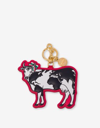 Moschino Keychain Archive Cow - Red
