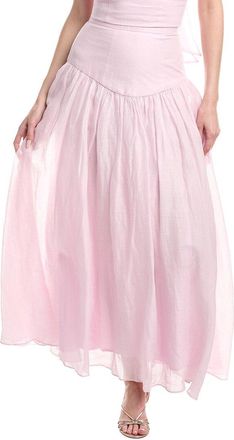 Bardot Amorette Ramie Midi Skirt