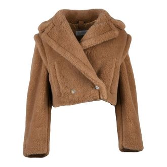Max Mara Dames, Jassen, Bruin, Maat: 2XS Polyamide