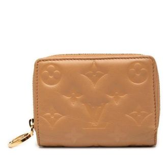 Louis Vuitton Pre-owned Wallets, female, Brown, Size: ONE SIZE Pre-owned Monogram Embossed Lambskin Wallet