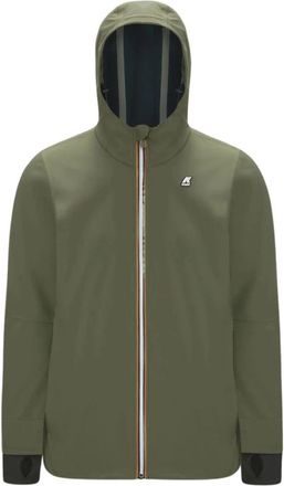 K-Way Jacko Bonded Jacket - Heren - Regenjassen - Groen - S - Polyester - Jassen