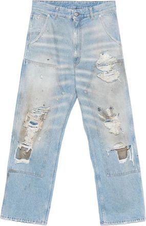 Maison Margiela Blauwe Jeans voor Mannen - Heren - Regular Fit Jeans - Blauw - W31 - Katoen - Jeans