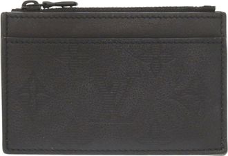 Louis Vuitton Black Monogram Shadow Coin Purse/Coin Case (Pre-Owned)