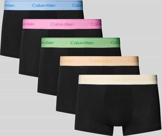 Calvin Klein Underwear Trunks im 5er-Pack mit elastischem Logo-Bund in Black, Gr&ouml;&szlig;e XXL