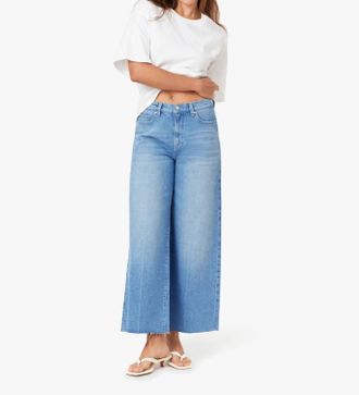 Habitual Denver Wide Leg Jeans In Blue Bell