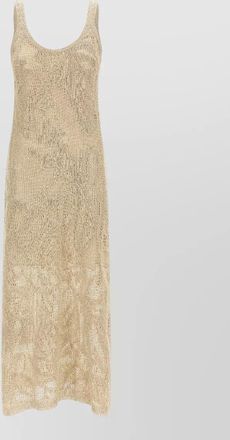 Brunello Cucinelli crochet maxi dress