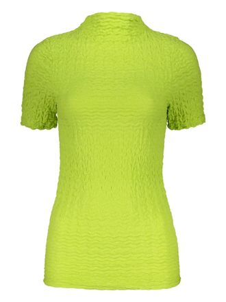 Low Classic cotton-blend top - Green