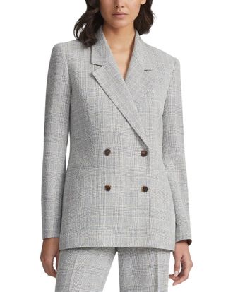 Lafayette 148 New York Double Breasted Wool-Blend Blazer