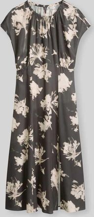 Marc O'Polo Flie&szlig;endes Midikleid aus reiner Viskose in Mittelgrau, Gr&ouml;&szlig;e 38