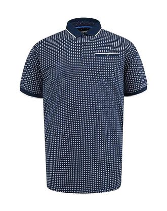 D555 Coventry Ao Print Polo Jacquard