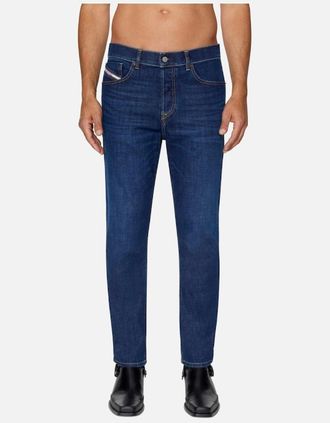 Diesel Mens Diesel D-fining Regular Fit Mid Waist Tapered Leg 09b90 - Navy - Size: 32/32