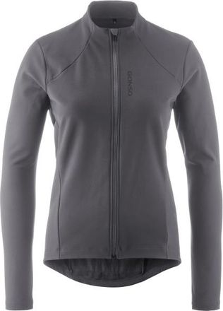 Gonso Sitivo Trikot Therm Velotrikot für Damen | grau