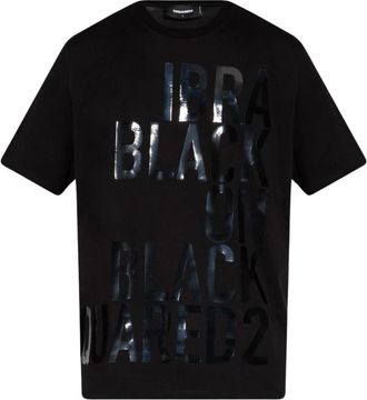 Dsquared2 Logo T-Shirt Upgrade Ss 22 - Heren - T-shirts - Zwart - M - Katoen - Tops