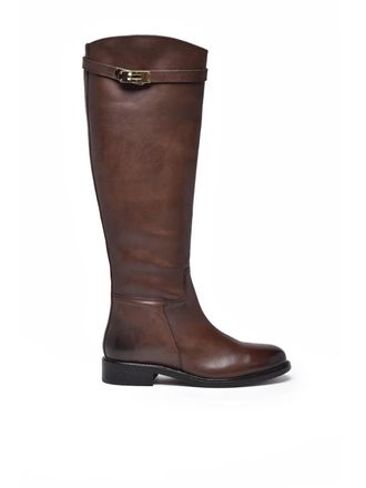 M&eacute;tisse Brown Leather Riding Boots