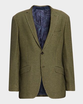 Etro Men & apos;s Basic Textured Blazer