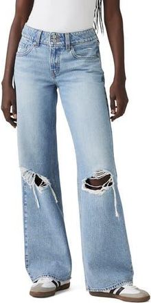 Levi's Ripped Superlow Wide Leg Jeans in Table Talk W Dx at Nordstrom Rack, Size 26 32