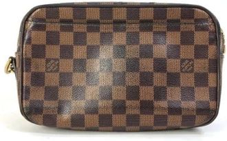 Louis Vuitton Pre-owned Clutches, male, Brown, Size: ONE SIZE Pre-owned Canvas louis-vuitton-bags