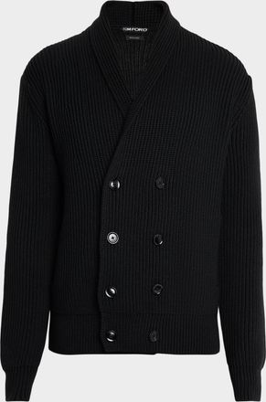 Tom Ford Men & apos;s Double-Breasted Shawl Cardigan