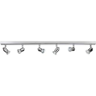 Netlighting Bomba 6 Light Spotlight Bar Chrome in Silver