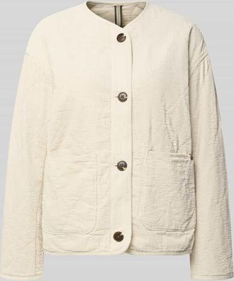 Camel Active Jacke mit aufgesetzten Taschen in Offwhite, Gr&ouml;&szlig;e 36