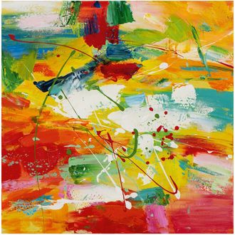 Schubiger M&ouml;bel Bild Buntes Farbspektakel 2