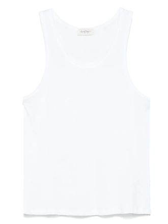 Second/Layer Katoenen tanktop - Wit