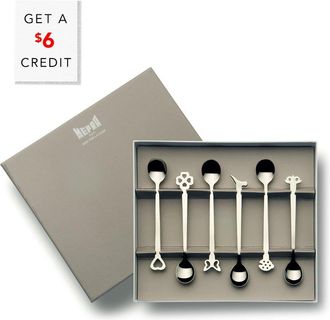 Mepra Gift Box 6Pc Moka Spoons With $6 Credit