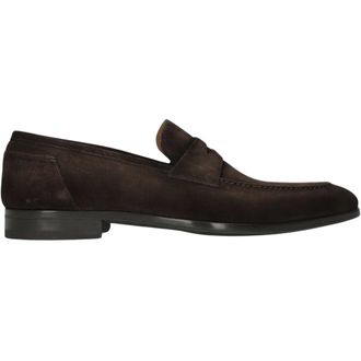 Magnanni Schoenen, Heren, Bruin, 43 EU, Su&egrave;de, Bruine su&egrave;de instappers